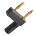 thumbnail image 1 of Mini conector tipo banana, 10PCS U52 Conector tipo banana doble tipo banana de 2 mm Conector tipo banana de doble fila impulsado por el rendimiento, 1 of 14
