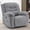 Grey, variant on Sfxingyou Large Power Swivel Rocker Recliner with Massage and Heat, USB Port,Overstuffed Electric Rocking Chairs Living Room(Grey)