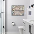 thumbnail image 4 of Christian Bible Verse Wall Art Rustic Inspirational Bible Verses Flower Pictures Wall Decor Christian Religions Motivational Painting Country Canvas Farmhouse Prints Framed Home Artwork Decor 16"x12", 4 of 6