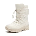thumbnail image 5 of Botas de nieve de lana de caña alta y gran tamaño para exteriores de Harbin para hombres y mujeres, botas cálidas de algodón para mujer, 5 of 5