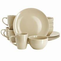 Gibson Home 148594.12 Everyday Plus Sto are Dinnerware Set in Cream - 12 Piece