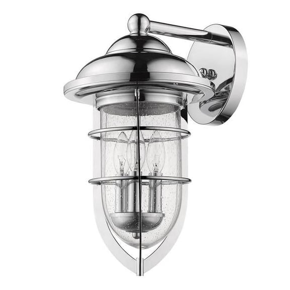 Acclaim Lighting 1712 Dylan 3 Light 18" Tall Outdoor Wall Sconce - Chrome