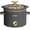 Grey, variant on Superjoe 2 Quart Slow Cooker, Small Slow Cooker with Removable Ceramic Pot, Slow Cooker Food Warmer with 3 Heating Settings & Dishwasher Safe Glass Lid, Grey