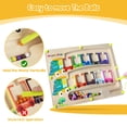 thumbnail image 3 of Juego de rompecabezas de madera Magnetic Color & Number Maze Montessori, 3 of 7