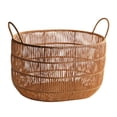 thumbnail image 1 of Organizador de artículos diversos, cesta para artículos diversos con asa de transporte, cesto para ropa, cesta tejida, cesto para la colada, cuarto de M, 1 of 8