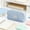 Blue#3, variant on Solid Color Large Capacity Pencil Case Organizer Soft Creamy Texture, Lightweight & Stylish Pen Storage Bag Durable, Easy-Clean Stationery Pouch for Office, Travel 1 Pc Included