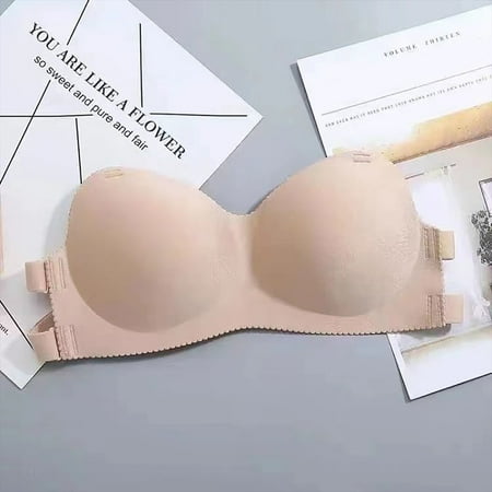 Juslio Minimizer Bras for Women Athletic Wirefree Comfortable Solid Strapless Bra