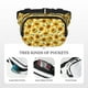 thumbnail image 5 of Fotbe Sunflowers Cangurera Cuadrada con Estampado de Doble Capa, Bolsa de Cintura Ajustable Mini para Hombres y Mujeres, 5 of 9