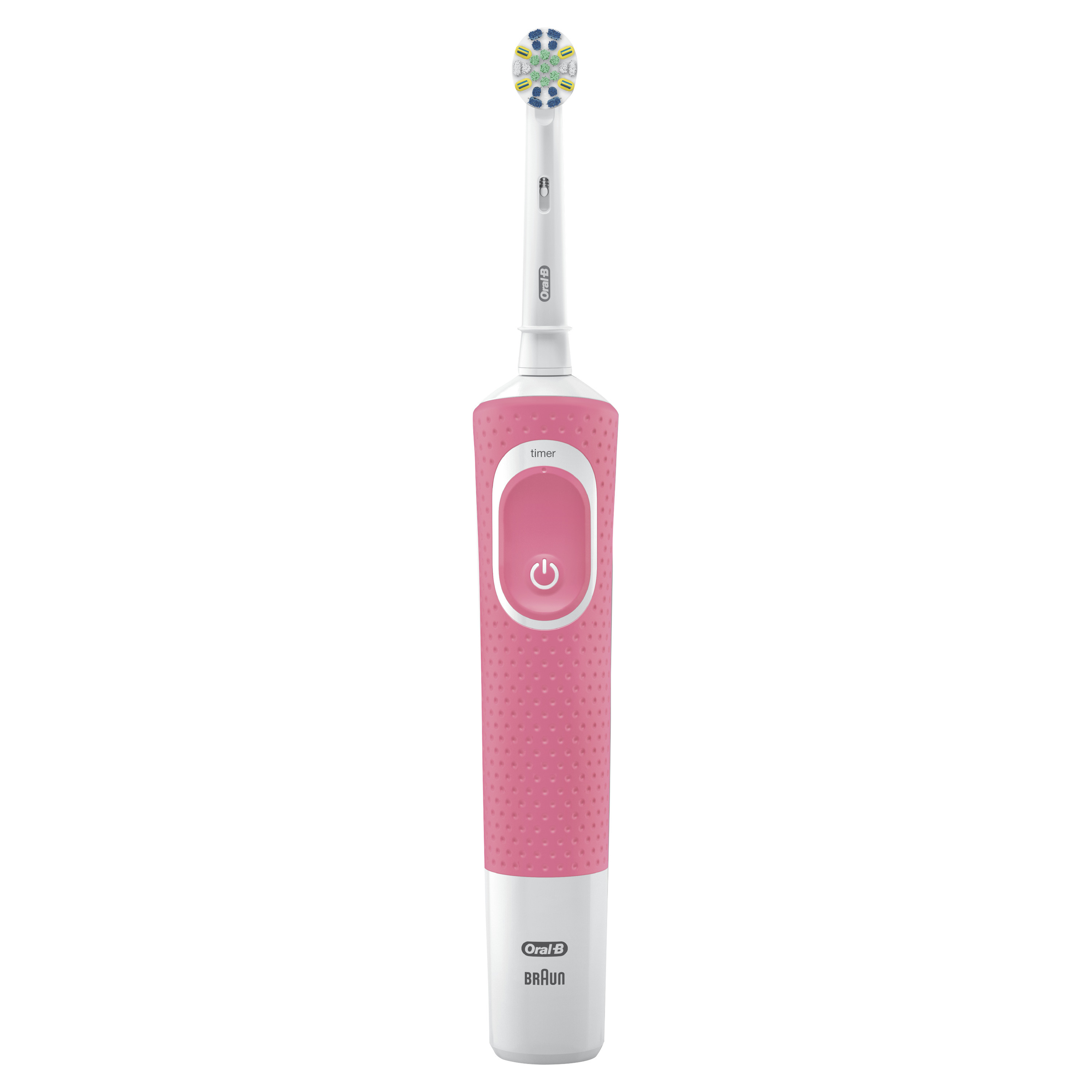 Oral-B Vitality Flossaction Rechargeable Electric Toothbrush, Pink, for Adults & Children 3+ - image 2 of 8