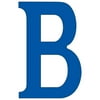 Plaid Wood Letter B, 1 Each