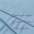thumbnail image 4 of Juego de Sabanas Microfibra Frescas y Antiarrugas Azul cielo Matrimonial Kyuden Home, 4 of 5
