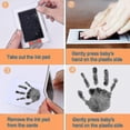 thumbnail image 3 of 3pcs Baby Handprint And Footprint Set, Safe Non-toxic 9.5*5.7cm, 3 of 4