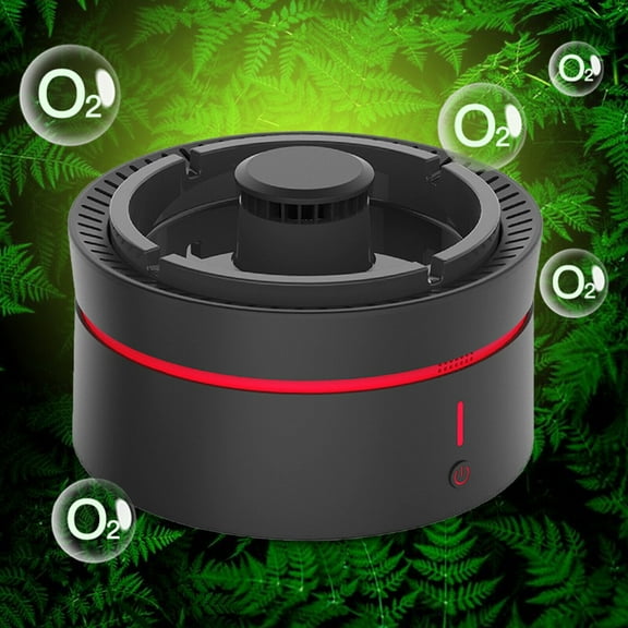 3 Speeds Business Odor Eliminator Smokeless Ashtray World Best Black Smoke Cigarette Smoke Grabber for Indoor Outdoor Home Office Car