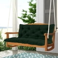thumbnail image 2 of Porch Swing Cushions Outdoor, Waterproof 4" Thick 2–3 Seat Outdoor Swing Seat Cushion with Ties for Garden & Porch, 2 of 7
