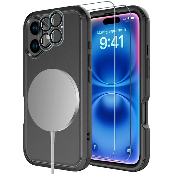 Funda de teléfono Diverbox para iPhone 16 con MagSafe [a prueba de golpes]