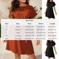 thumbnail image 3 of Fnooota Summer Dresses for Maternity, Casual Crew Neck Mid-length Short Sleeve Pregnancy Holiday Dresses Red Size S-2XL, 3 of 5