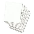 thumbnail image 7 of "Preprinted Legal Exhibit Side Tab Index Dividers, Avery Style, 10-Tab, 21, 11 X 8.5, White, 25/pack, (1021) | Bundle of 5 Packs", 7 of 7
