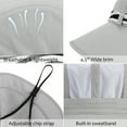 thumbnail image 3 of Sun Hat for Women Neck Flap Wide Brim UV Protection UPF 50+ Foldable Fishing Cap with 2 Replaceable Ribbon by Solaris, 3 of 8