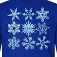 thumbnail image 4 of Inktastic Winter Snowflakes Long Sleeve Youth T-Shirt, 4 of 5