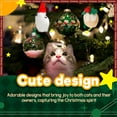 thumbnail image 3 of All For Paws Happy Holiday 2 pack Plush Cat Toy with Catnip, Christmas Mistletoe & Santa Mouse, 3 of 7