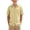 Yellow, variant on ZOYOEN Boys Dress Shirts with Pocket- Short Sleeve Casual Summer Striped Kids Button Down Shirts Blue Size 6-14