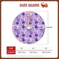thumbnail image 4 of Kll Violet Christmas Tree Skirt 30",Party Decorations Farmhouse For Christmas Decorations Holiday Party, 4 of 8