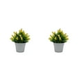 thumbnail image 3 of Naiovety Decoración de plantas artificiales, elegante, de bajo mantenimiento, fácil de limpiar, bonsái de plantas artificiales de plástico amarillo 2Conjunto, 3 of 6