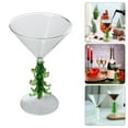 thumbnail image 2 of HLONK Creative Christmas Themed Glassware Cocktails Drinking Glass Martinis Drinkware, 2 of 16