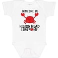 thumbnail image 3 of Inktastic Someone in Hilton Head Loves Me Boys or Girls Baby Bodysuit, 3 of 5