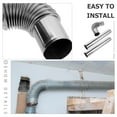 thumbnail image 4 of 1 Set Stove Duct Stainless Steel Material 61x14x5 5in For Cooking Experience Improvement, 4 of 8