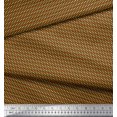 thumbnail image 2 of Soimoi Velvet Fabric Triangle Shirting Printed Craft Fabric by The Yard 58 Inch Wide, 2 of 3