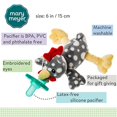 thumbnail image 3 of Chupete de Peluche Mary Meyer WubbaNub Gallina Rocosa Infantil, 3 of 7