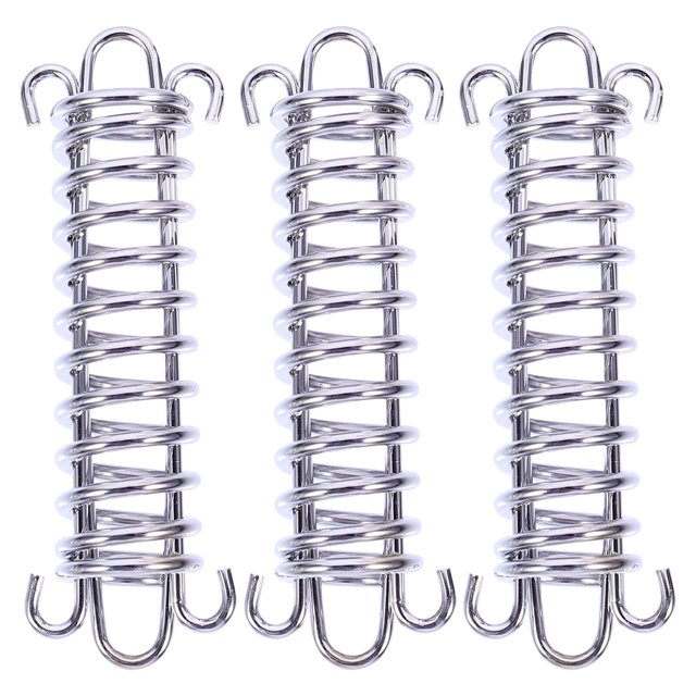 3 hebillas de resorte para tienda de campaña, hebillas fijas para cuerda de viento, suministros para acampar