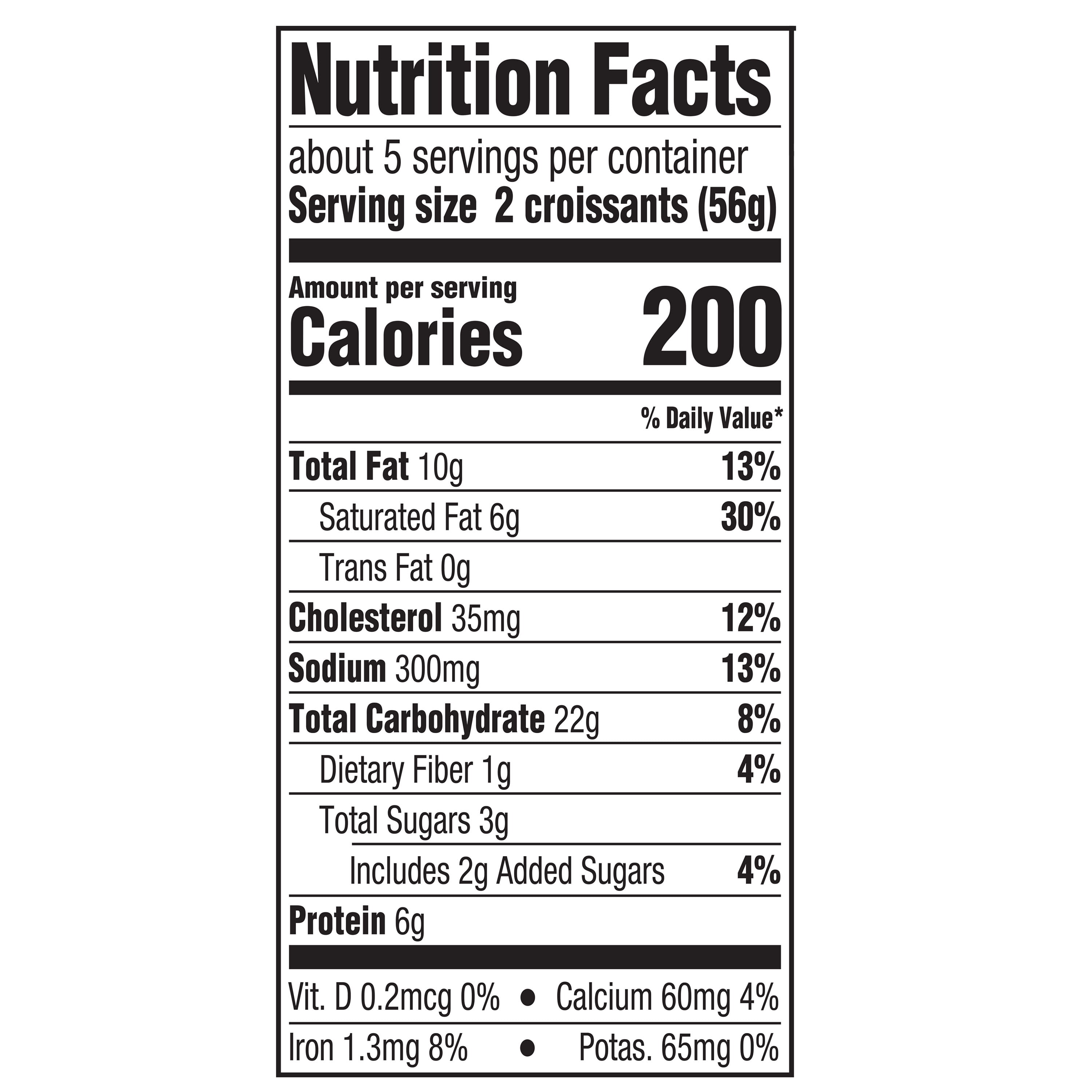 Marketside All Butter Mini Cheese Baked Croissants, 9.8 oz, 10 Count