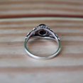 thumbnail image 7 of Red Garnet Ring, January Birthstone Ring, 925 Sterling Silver Ring, Round Cut Gemstone Ring, Designer Ring, Silver Oxidized Ring, Boho Ring*, 7 of 7