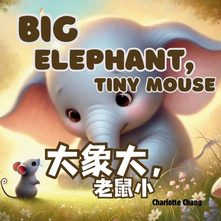 Multilingual Vocab Learning for Kids Big Elephant, Tiny Mouse: A Big Bilingual Rhyming Opposites Storybook for Little Readers in English, Simplified Chinese,, (Paperback)