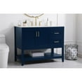 thumbnail image 2 of 42 inch Single Bathroom Vanity in Blue with Backsplash, 2 of 8