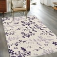 thumbnail image 2 of Purple Pink Botanical Area Rugs 3'x5', Small Throw Rugs for Living Room Bedroom, Rustic Country Spring Floral Summer Leaf Indoor Outdoor Rug Non-Slip Low Pile Carpet Runner Reversible Floor Mats, 2 of 8