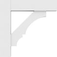 thumbnail image 3 of 3"W x 16"D x 16"H Standard Balboa Architectural Grade PVC Bracket With Block Ends, 3 of 8