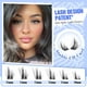 thumbnail image 3 of Kit de extensión de pestañas Mavphnee Cat Eye Lash Clusters Manga, 3 of 8