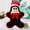 Black, variant on LmnLft Christmas Dog Chew Toys Santa Claus Dolls Rope Toys Pet Chew Training Squeaky Toys Fun Interactive Play for Small Medium Large Dogs Holiday Gift