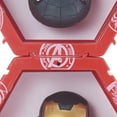 thumbnail image 5 of Marvel Avengers Iron Man Metallic Light-Up Figure Superhero Black Suit WOW! Stuff, 5 of 7