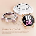 thumbnail image 6 of XIHAMA Bling Case Designed for Samsung Galaxy Watch FE 5 4 Screen Protector 40/44mm Accessories - Glitter Diamond Protective Face Cover with Tempered Glass Film, 6 of 7