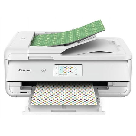 Canon - PIXMA TS9521C Wireless All-In-One Printer - White