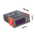 thumbnail image 4 of Temperature MH-1210W Intelligent Microcomputer Digital Temperature Controller High Accuracy Heating/Cooling Temperature Control Thermostat Regulator with Sensor, 4 of 7