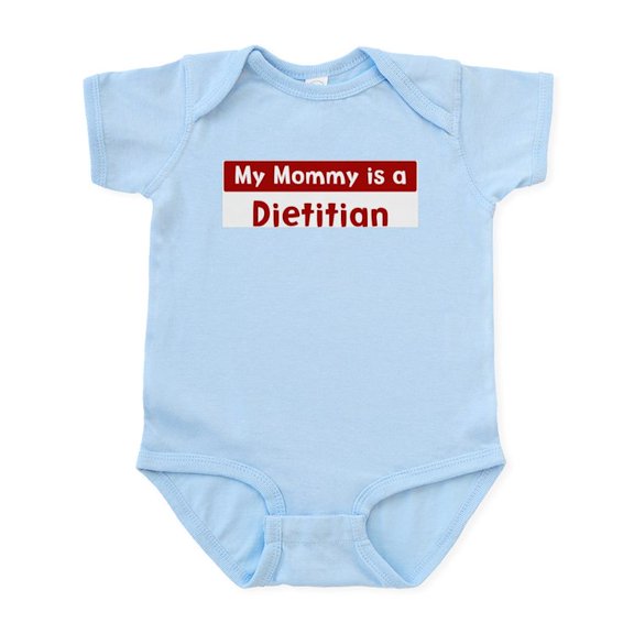CafePress - Mom Is A Dietitian Infant Bodysuit - Baby Light Bodysuit, Size Newborn - 24 Months
