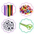thumbnail image 5 of Arts and Crafts Supplies for Kids - Craft Art Supply Kit for Toddlers Age 4 5 6 7 8 9 - All In One D.I.Y. Crafting School Kindergarten Homeschool Supplies Arts Set, 5 of 6