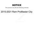 thumbnail image 2 of Transit Auto Front Rear Disc Brake Rotors Ceramic Pads and Drum Kit for Car 2015-2021 Ram ProMaster City K8T-105819, 2 of 11