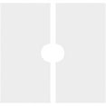 thumbnail image 4 of 38"OD x 7"ID x 13 1/4"C x 1"P Embry Architectural Grade PVC Contemporary Ceiling Medallion, Two Piece, 4 of 11