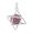 Rhodochrosite, variant on Crystal Ball Sphere Pendulum Pendant Reiki Healing Dowsing Charms Octagon Amulet-Rhodochrosite